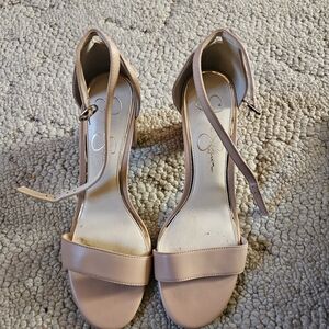 Jessica Simpson Blush Ankle Strap Heels